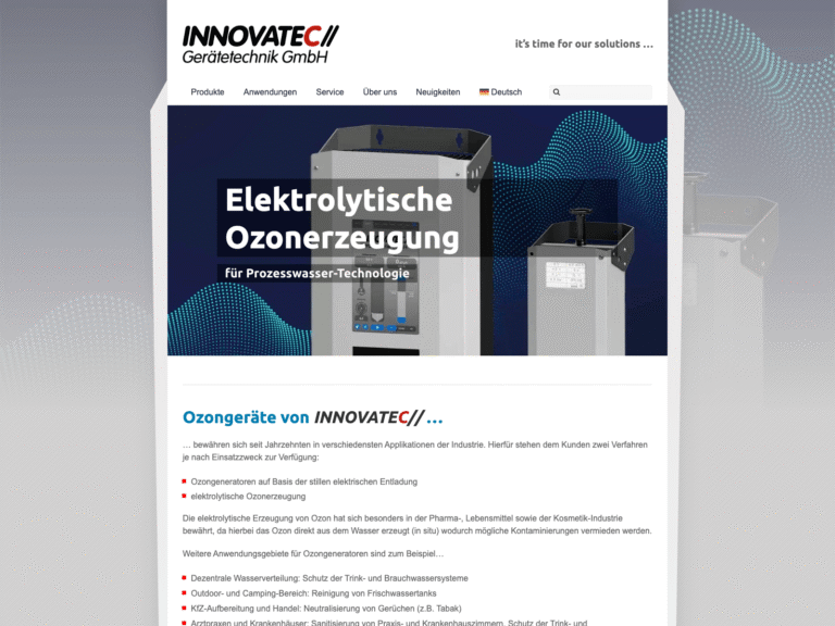 Mom digital webdesign innovatec rheinbach website home