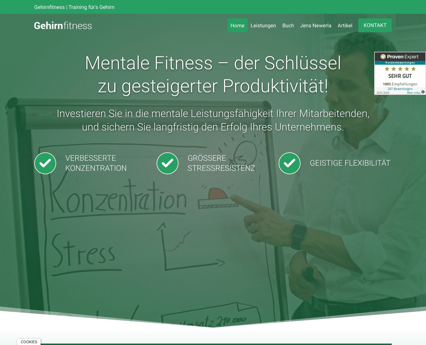 Mom digital webdesign gehirnfitness website home